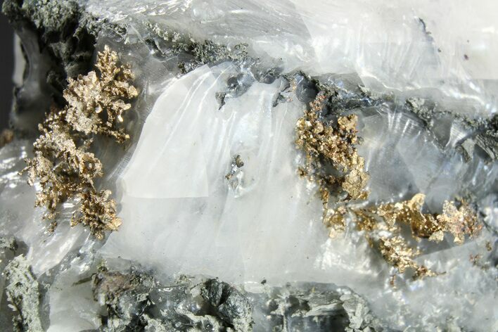 Native Silver in Calcite - Morocco #266132